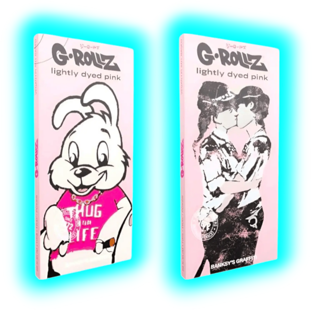 G-Rollz Banksy’s Graffiti Set 3 Lightly Dyed Pink KS Papers ASS 1pc