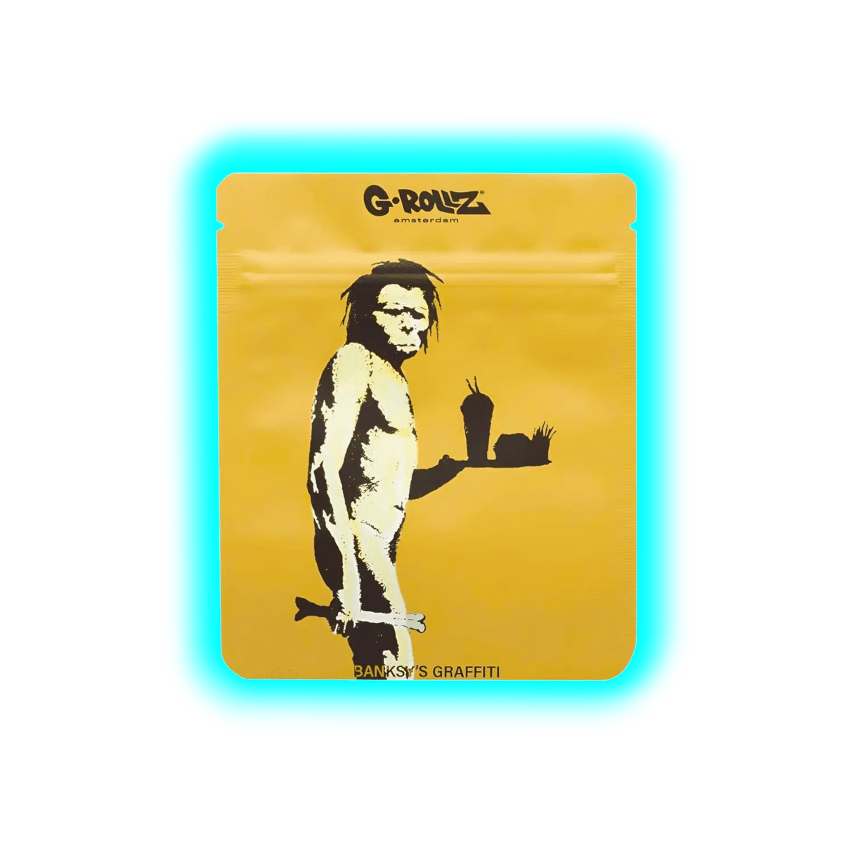 G-Rollz Banksy's Fast Food Caveman Smellproof Bags 100 x 125mm 8pcs