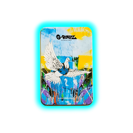 G-Rollz | Banksy’s Graffiti Armored Dove Storage Box Large 13x8.5x3cm