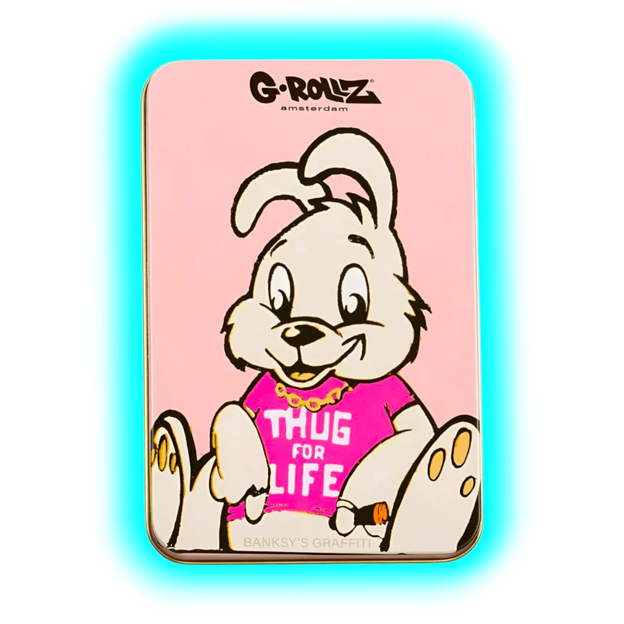 G-Rollz | Banksy’s Graffiti Thug for Life Storage Box Large 13x8.5x3cm