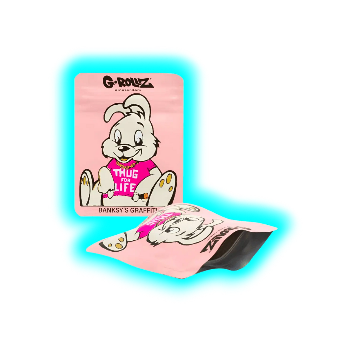 G-Rollz Banksy's Thug for Life Smellproof Bags 65 x 85mm 50pcs