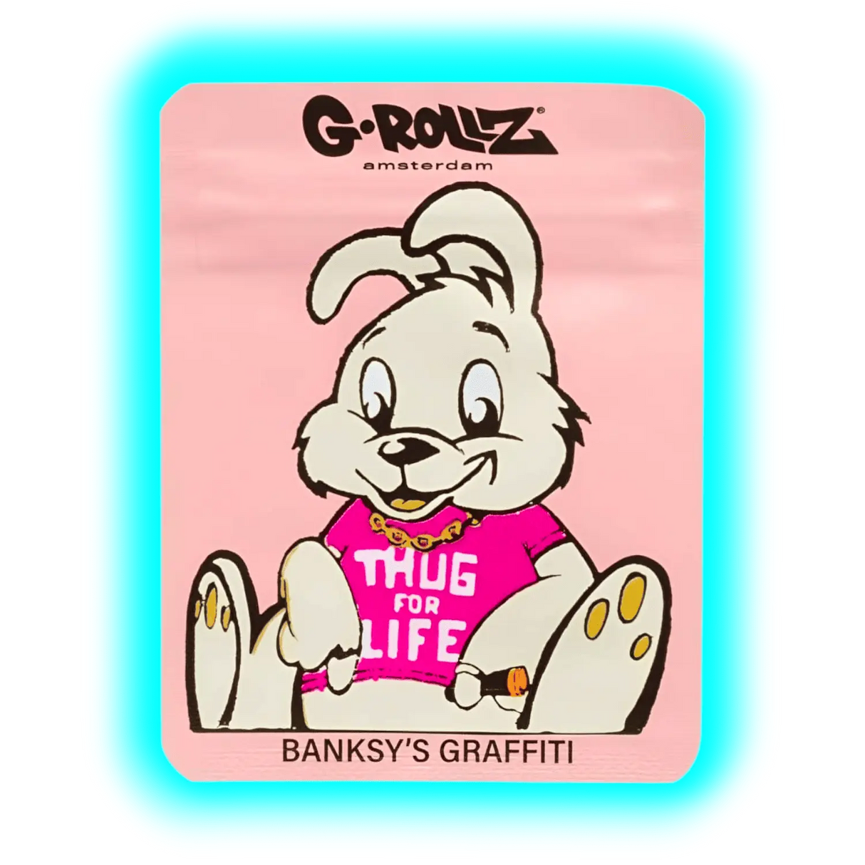 G-Rollz Banksy's Thug for Life Smellproof Bags 65 x 85mm 50pcs
