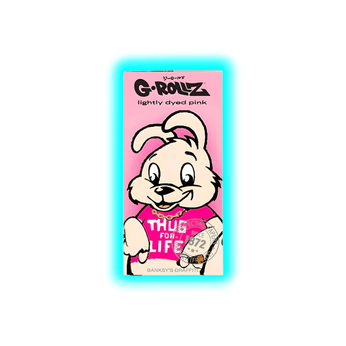 G-Rollz Banksy’s Thug Life Lightly Dyed Pink KS Papers 1pc