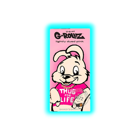G-Rollz Banksy’s Thug Life Lightly Dyed Pink KS Papers 1pc