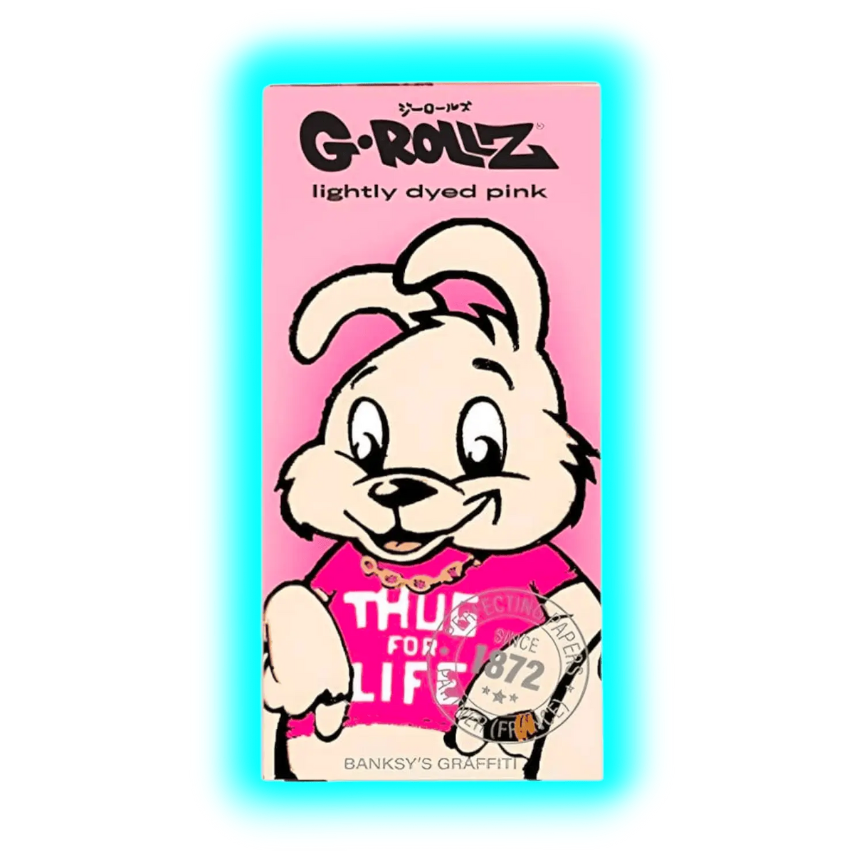 G-Rollz Banksy’s Thug Life Lightly Dyed Pink KS Papers 1pc