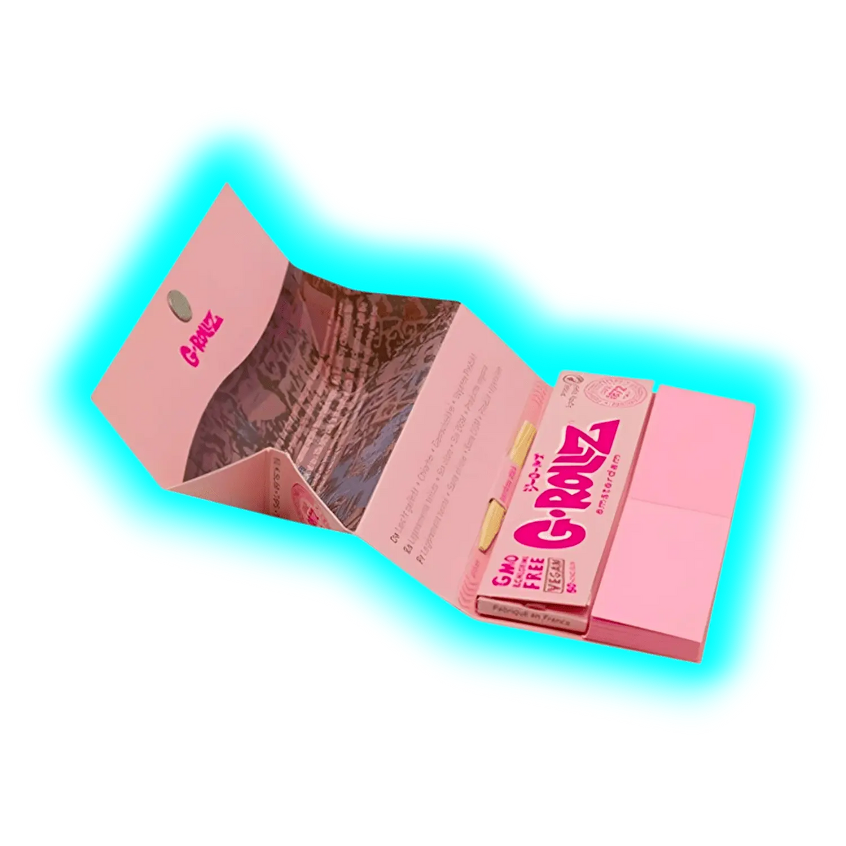 G-Rollz Banksy's Thug Life Lightly Dyed Pink KS Papers BOX 16pcs