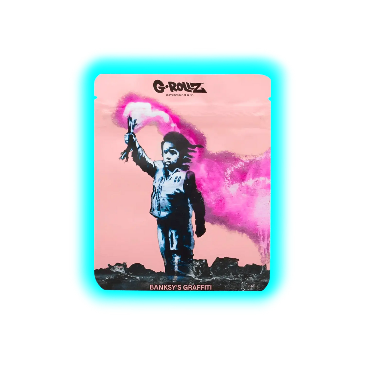 G-Rollz Banksy's Torch Boy Smellproof Bags 100 x 125mm 8pcs