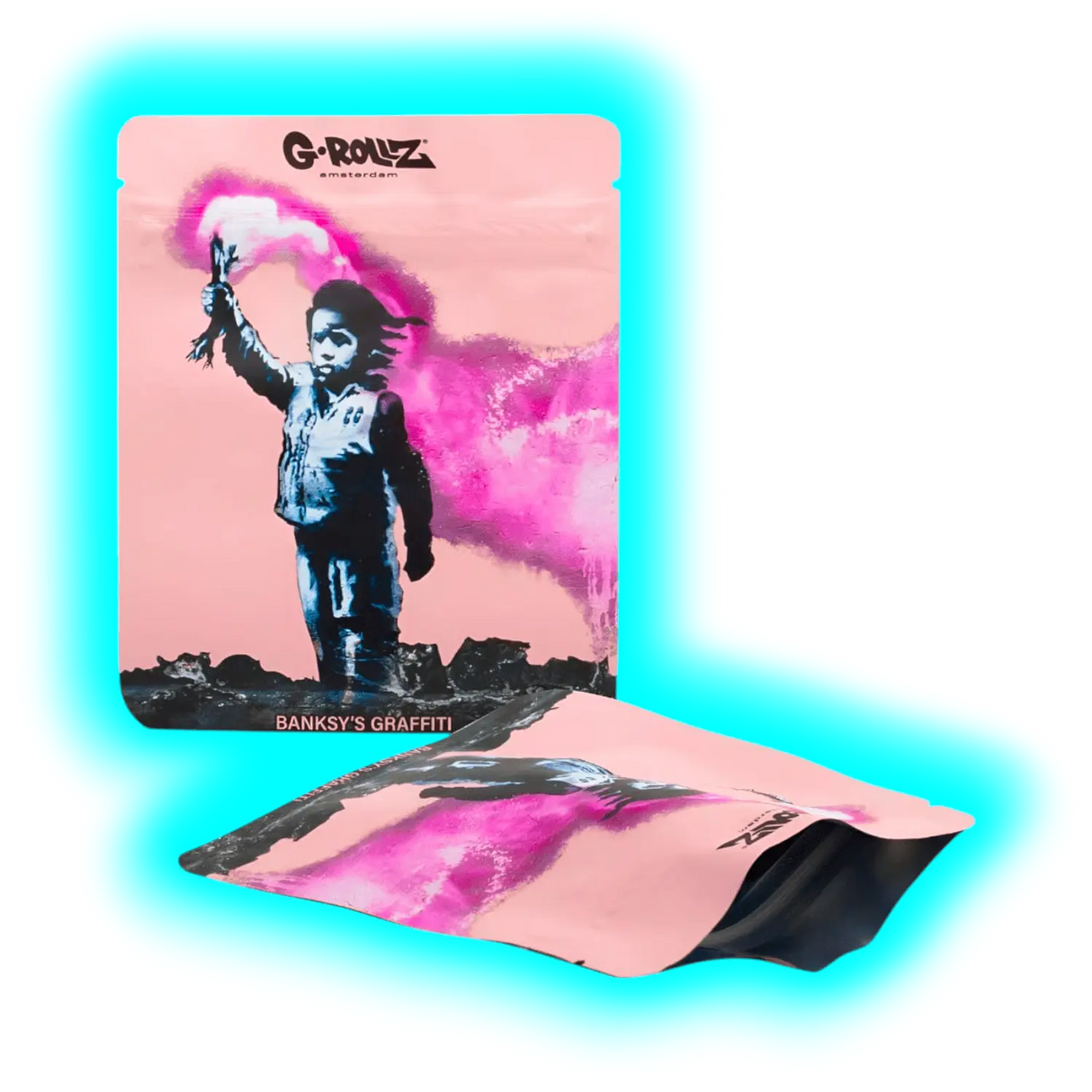 G-Rollz Banksy's Torch Boy Smellproof Bags 100 x 125mm 8pcs