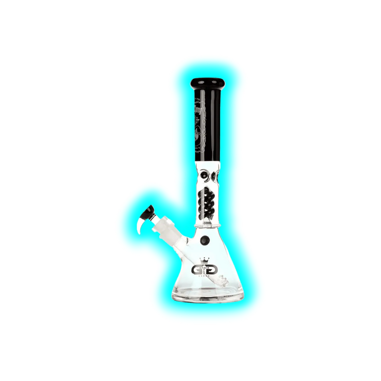 G-Rollz Cheech and Chong Spiral Percolator Beaker Bong 42cm