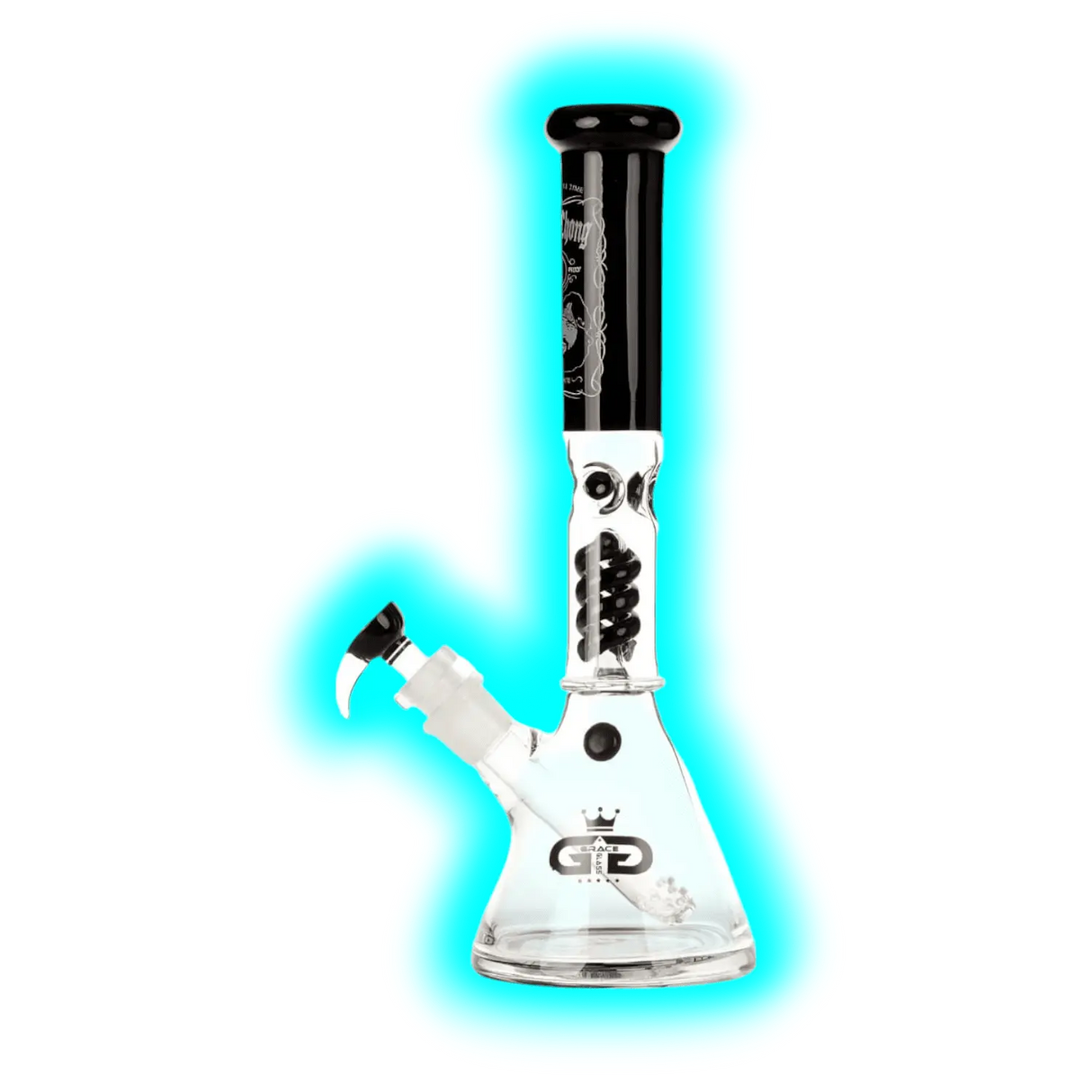 G-Rollz Cheech and Chong Spiral Percolator Beaker Bong 42cm