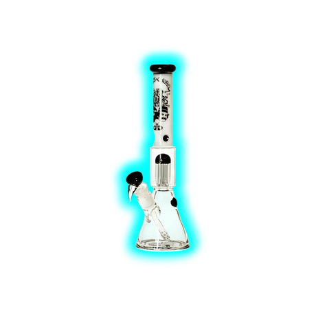 G-Rollz Cheech and Chong Spiral Smoking Brothers White Beaker Bong 35cm