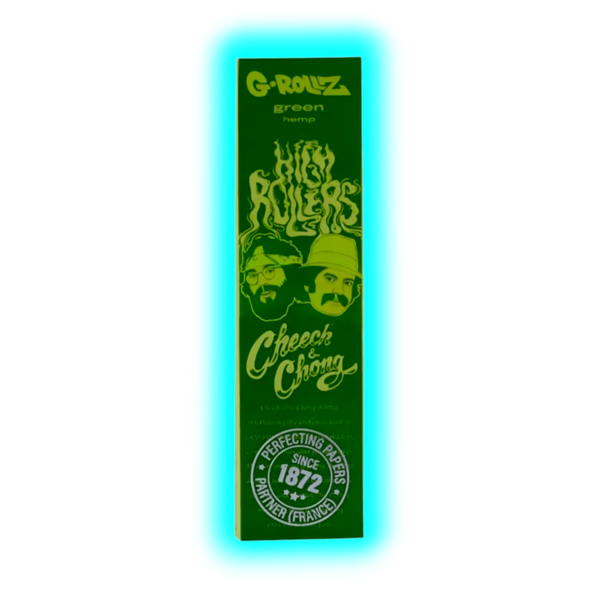 G-Rollz Cheech Chong Organic Green Hemp KS Papers + Tips