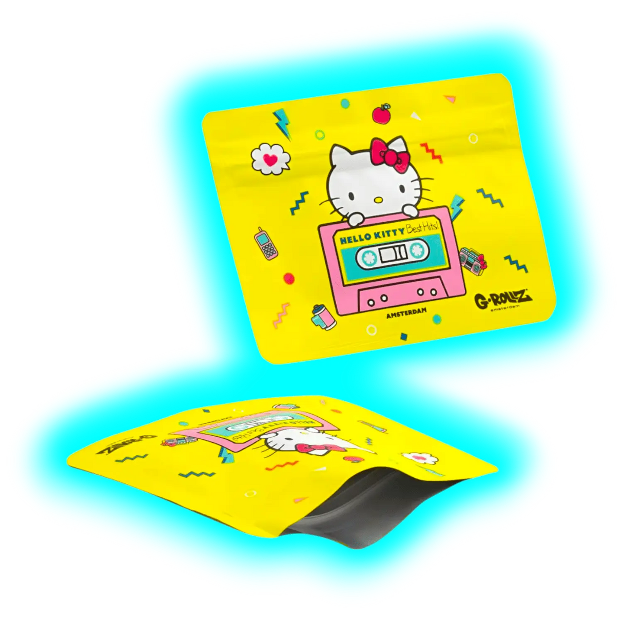 G-Rollz Hello Kitty Best Hits Smellproof Bags 105 x 80mm 8pcs