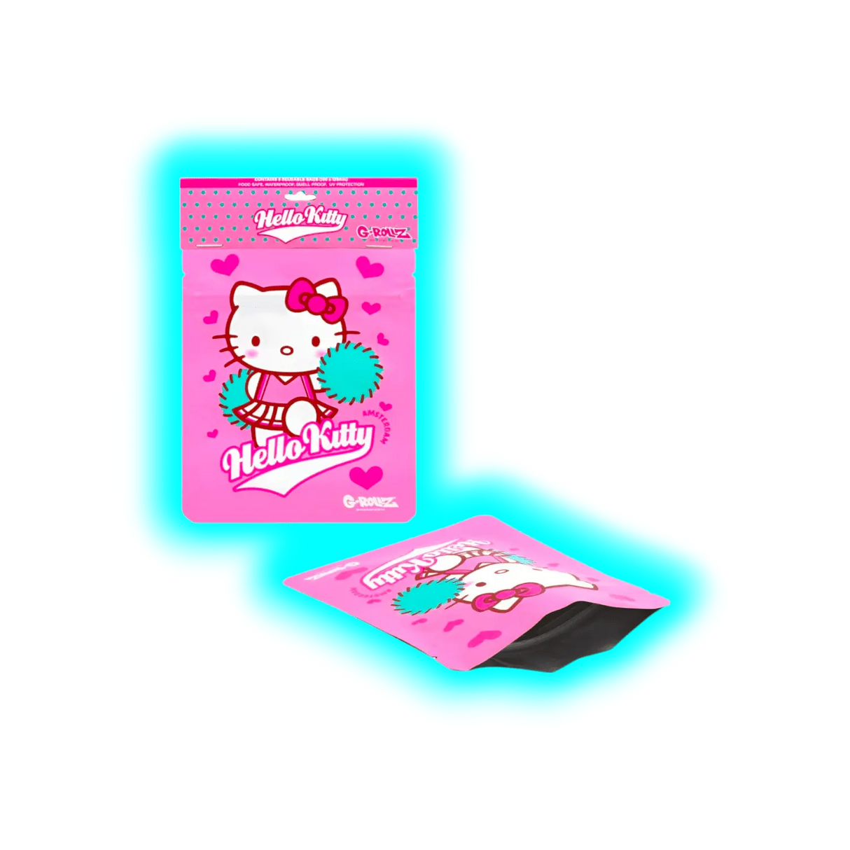 G-Rollz Hello Kitty 'Cheerleader' Smellproof Bags 100 x 125mm 8pcs