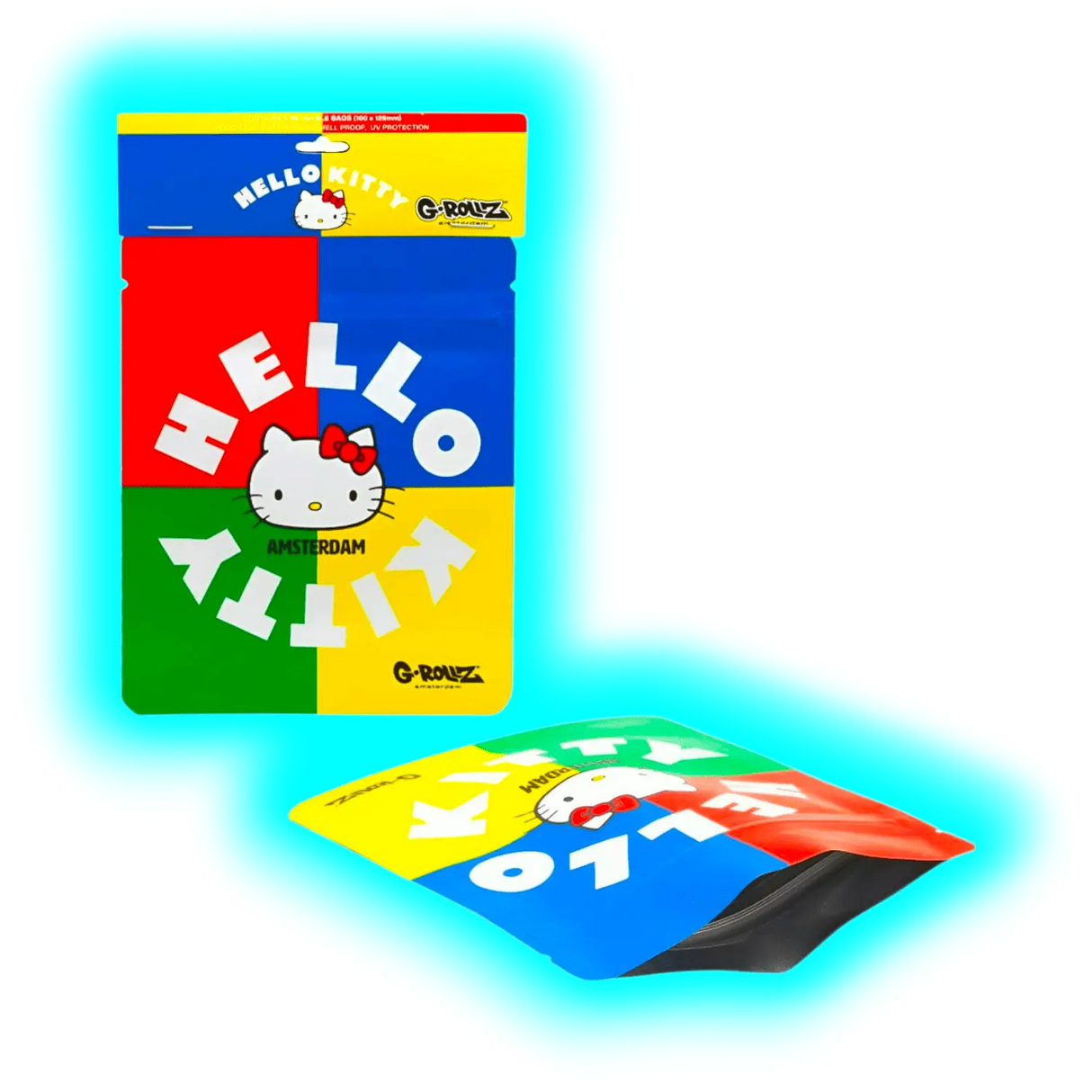 G-Rollz Hello Kitty Retro Classic Smellproof Bags 100 x 125mm 8pcs