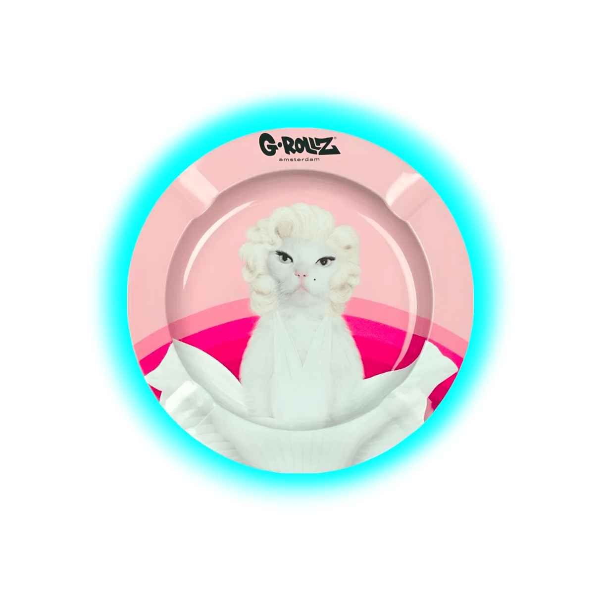 G-Rollz Metal Tin Ashtray - Pets Rock Diamonds