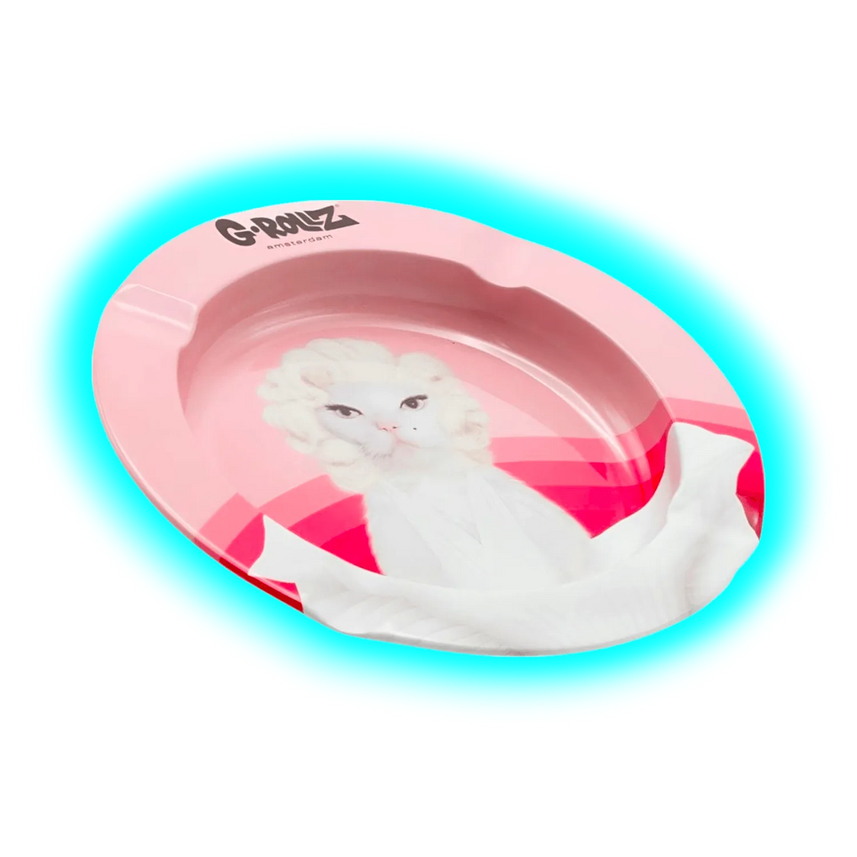 G-Rollz Metal Tin Ashtray - Pets Rock Diamonds