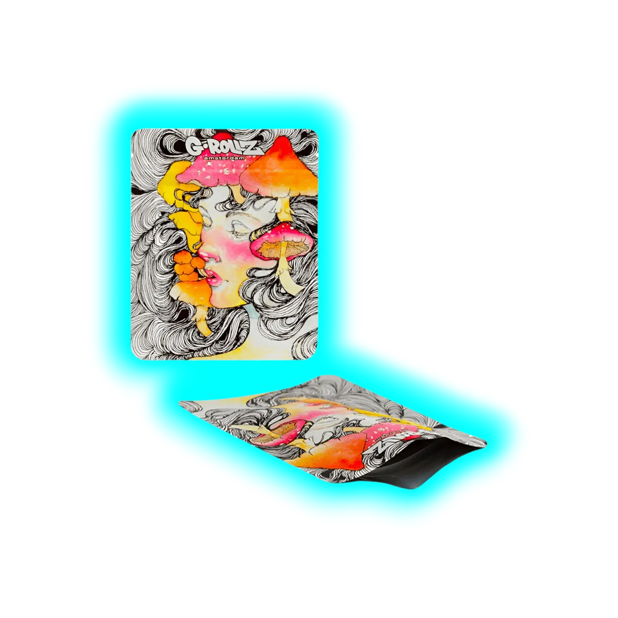 G-Rollz Mushroom Lady Smellproof Bags 100 x 125mm 50pcs