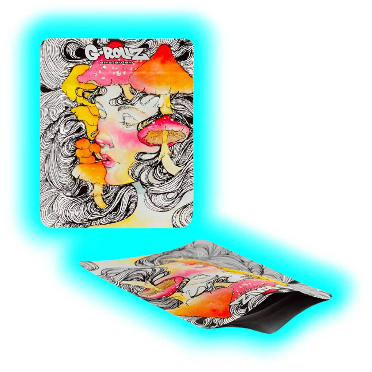G-Rollz Mushroom Lady Smellproof Bags 100 x 125mm 50pcs