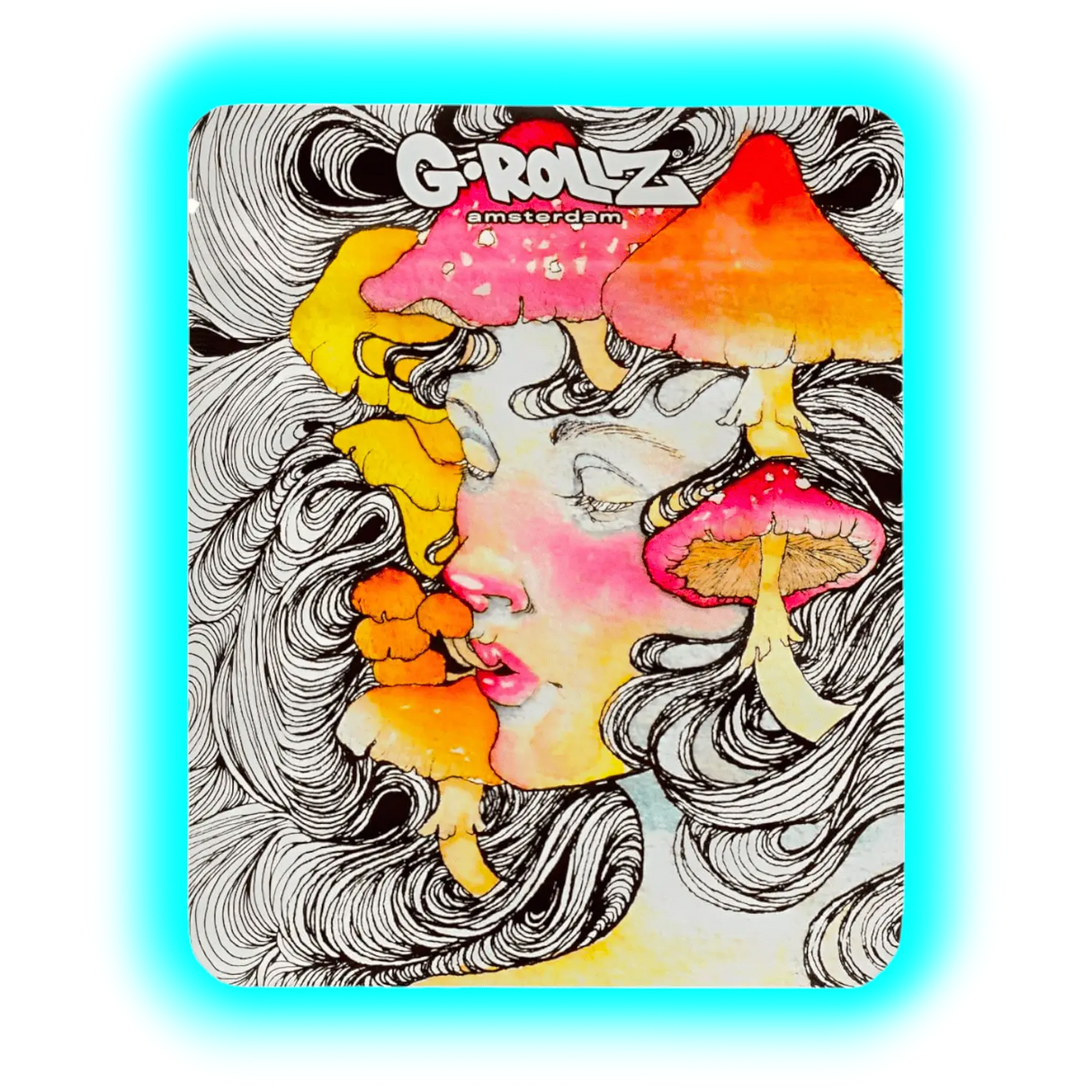 G-Rollz Mushroom Lady Smellproof Bags 150 x 200mm 1pc