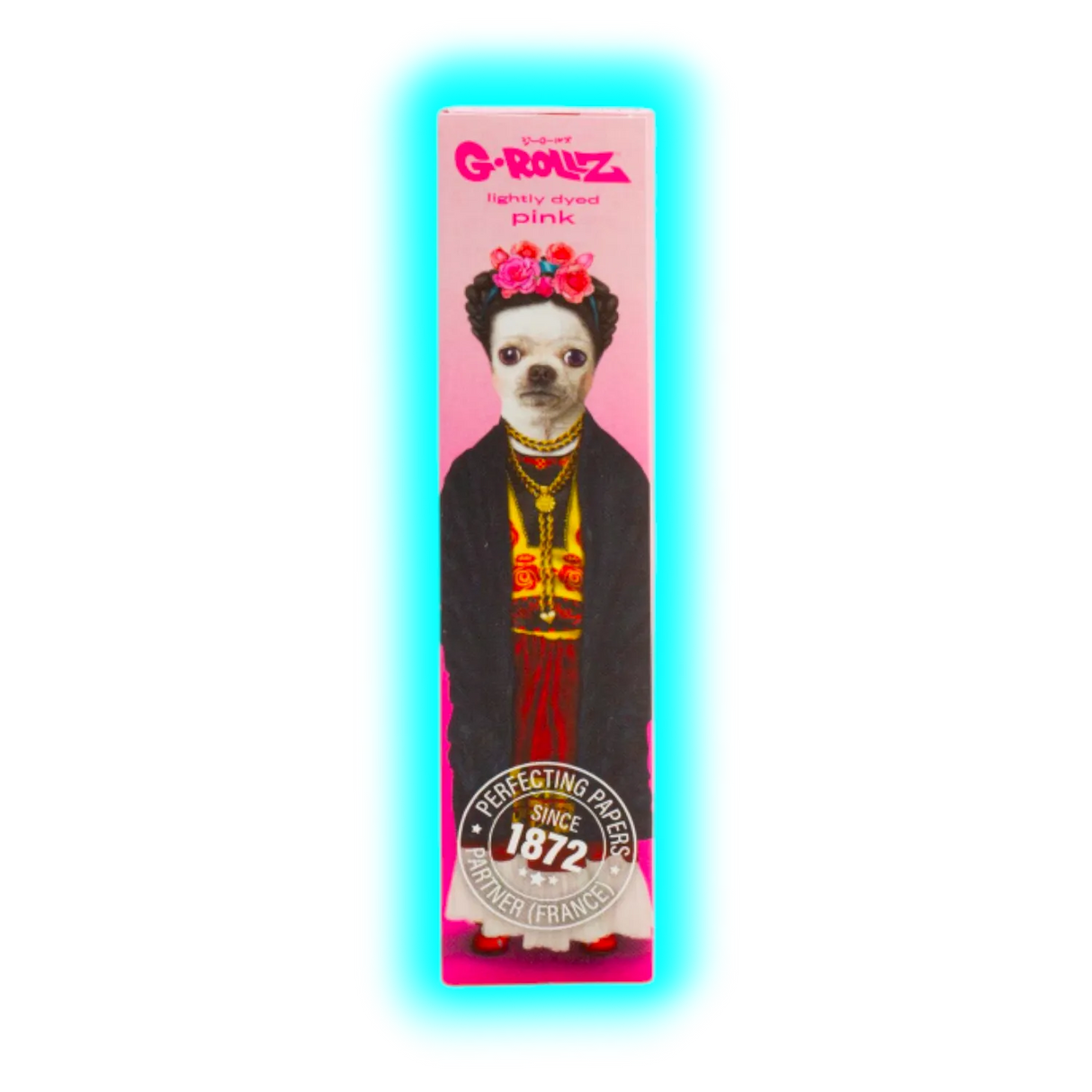 G-Rollz Pets Rock Lightly Died Pink KS Slim Papers
