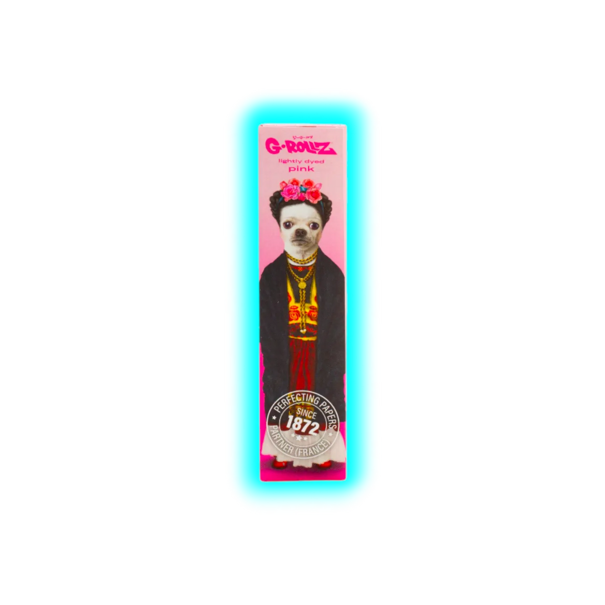G-Rollz Pets Rock Lightly Died Pink KS Slim Papers