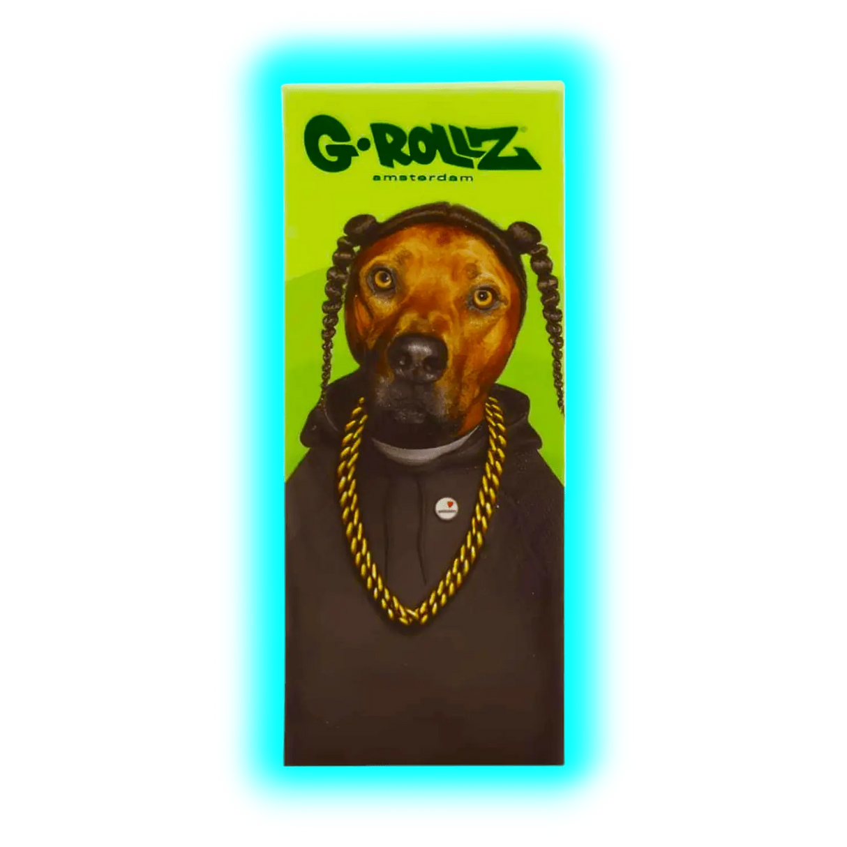 G-Rollz Pets Rock Rap Green Filter Tips Display