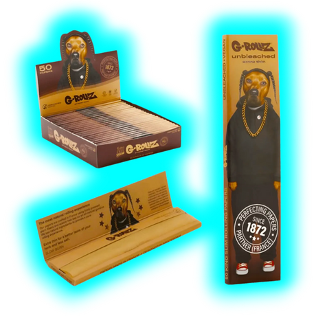 G-Rollz Pets Rock Rap King Slim Papers Display