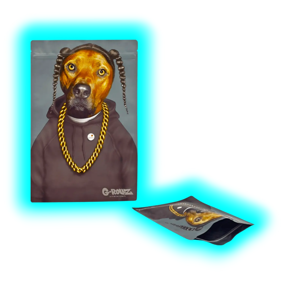 G-Rollz Pets Rock Rap Smellproof Bags 150 x 200mm 1pc