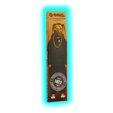 G-Rollz Pets Rock Rap Unbleached King Slim Papers