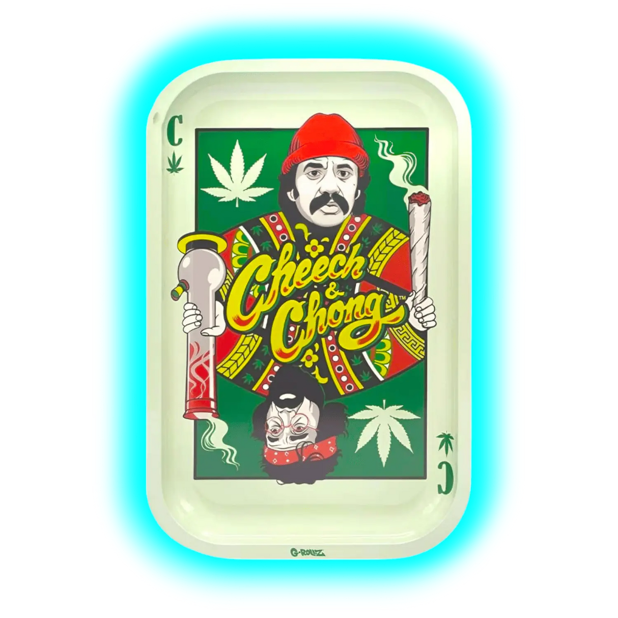 G-Rollz Rolling Tray M Cheech and Chong Playing Cards 175 x 275mm