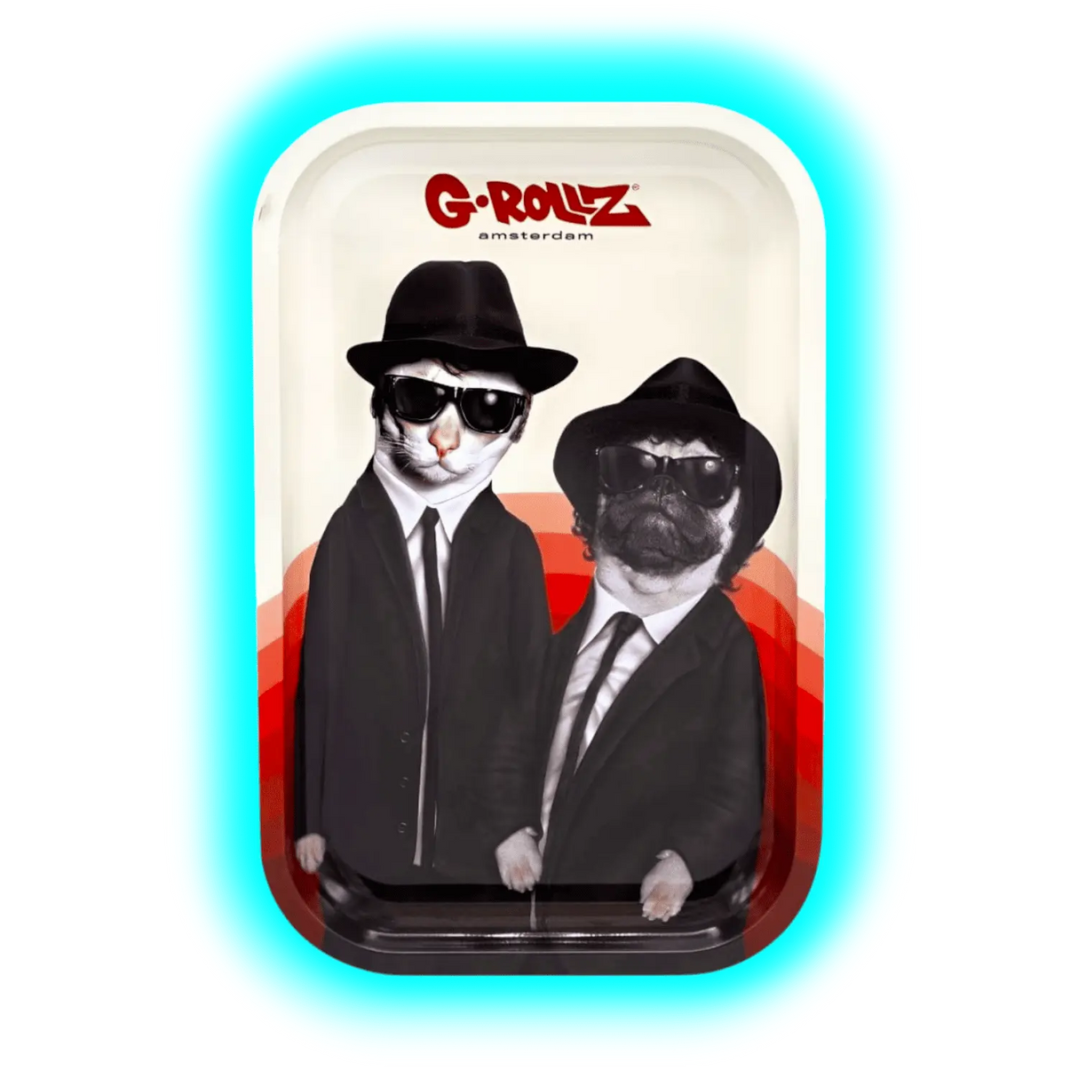 G-Rollz Rolling Tray M Pets Rock - Brothers 175 x 275mm