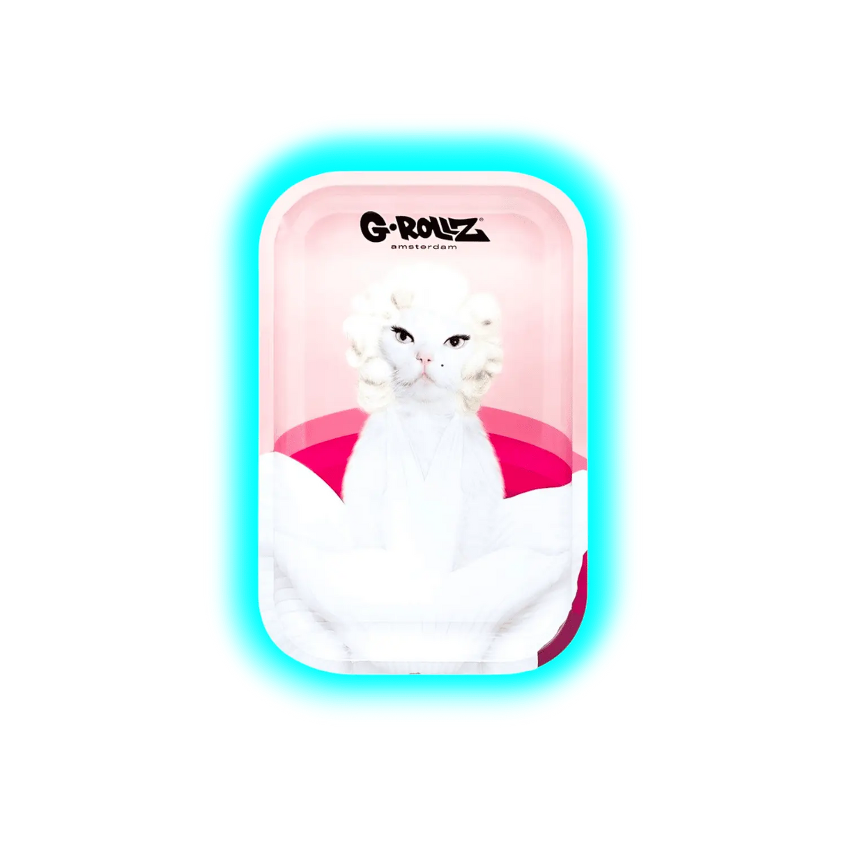 G-Rollz Rolling Tray M Pets Rock - Pink Diamonds 175 x 275mm