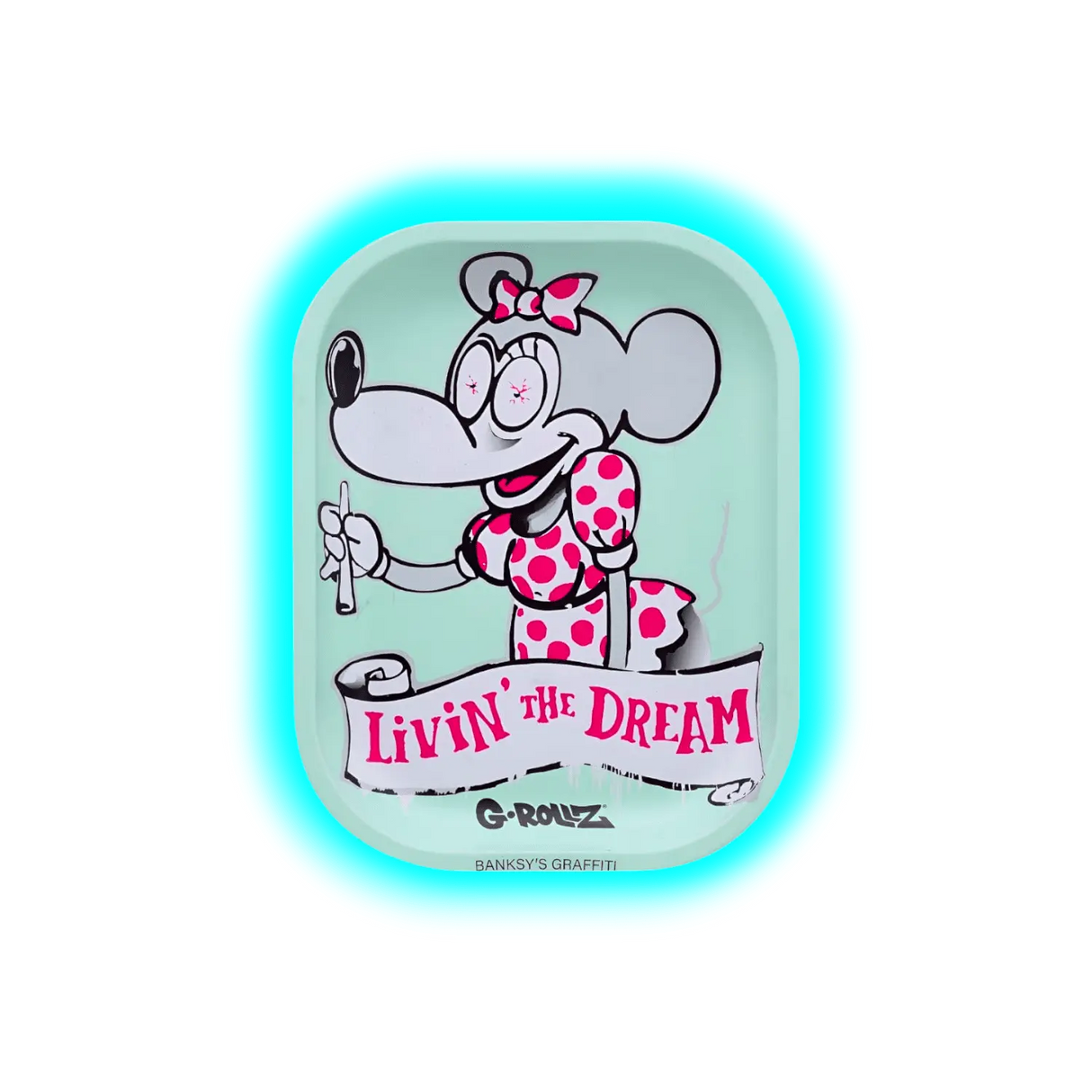 G-Rollz Rolling Tray S Banksy's Livin the Dream 140 x 180mm