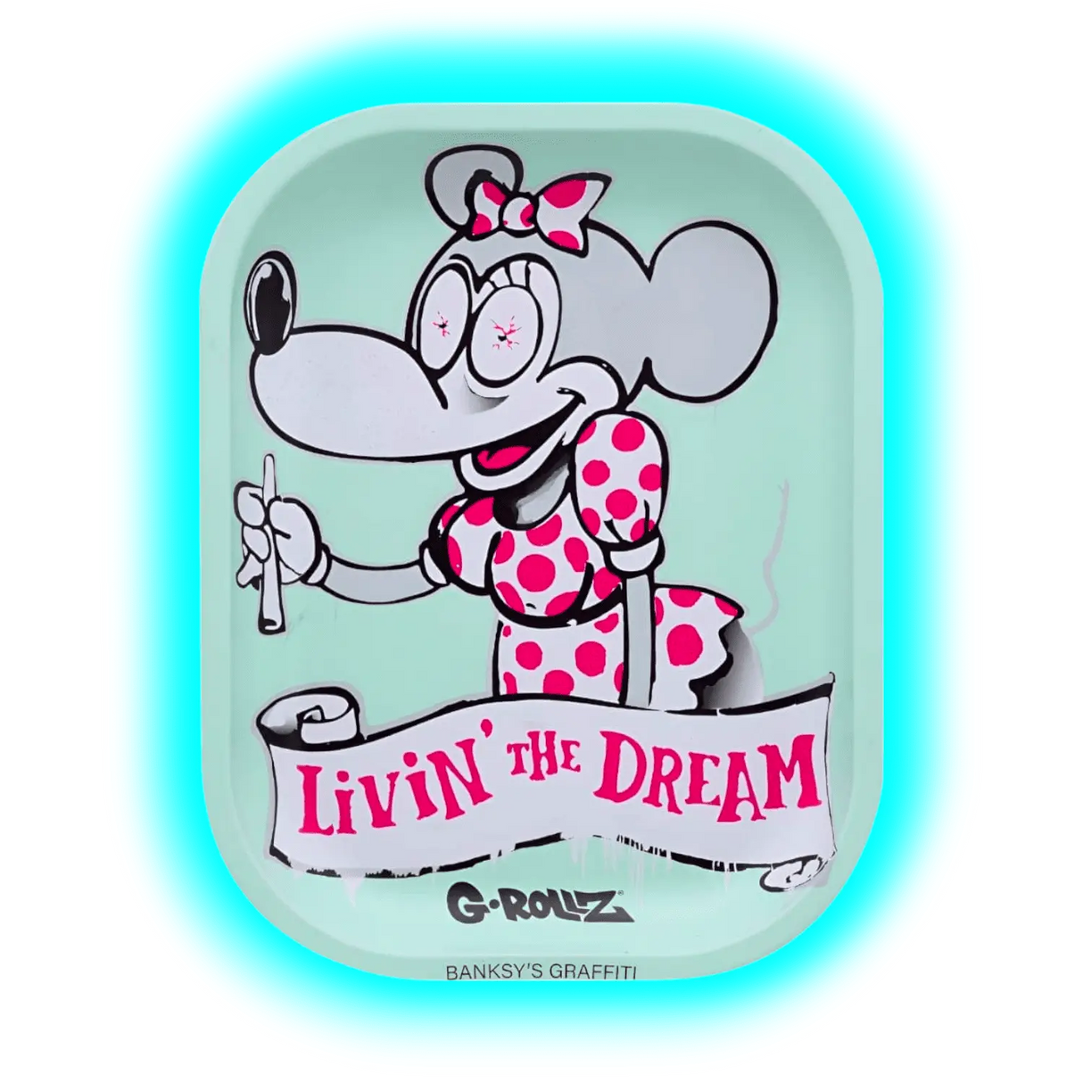 G-Rollz Rolling Tray S Banksy's Livin the Dream 140 x 180mm