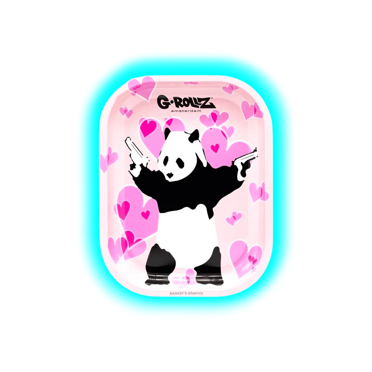 G-Rollz Rolling Tray S Banksy's Panda Gunnin 140 x 180mm