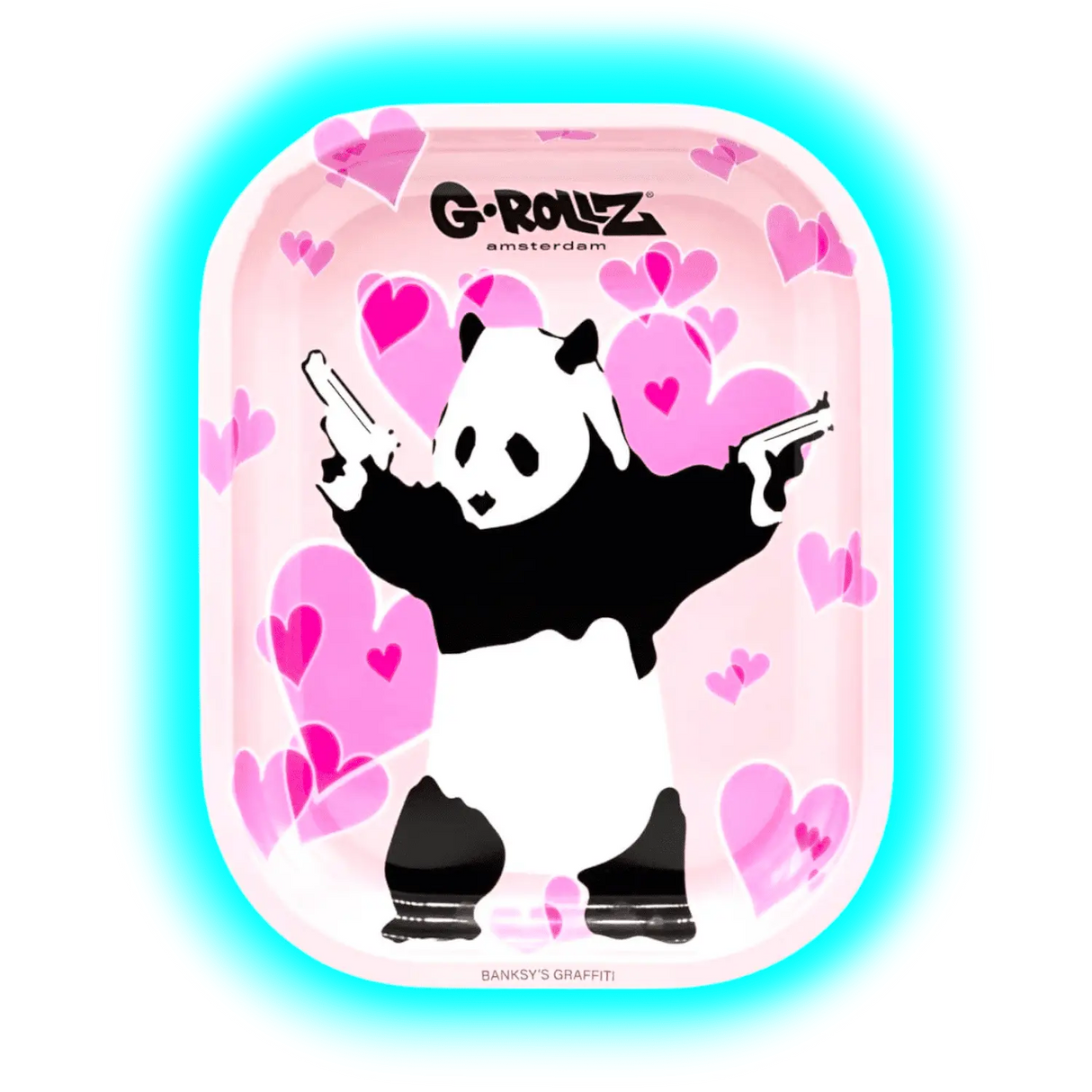 G-Rollz Rolling Tray S Banksy's Panda Gunnin 140 x 180mm