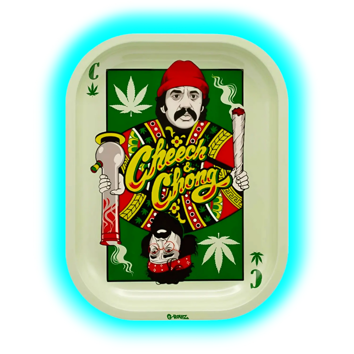 G-Rollz Rolling Tray S Cheech and Chong Playing Cards 140 x 180mm
