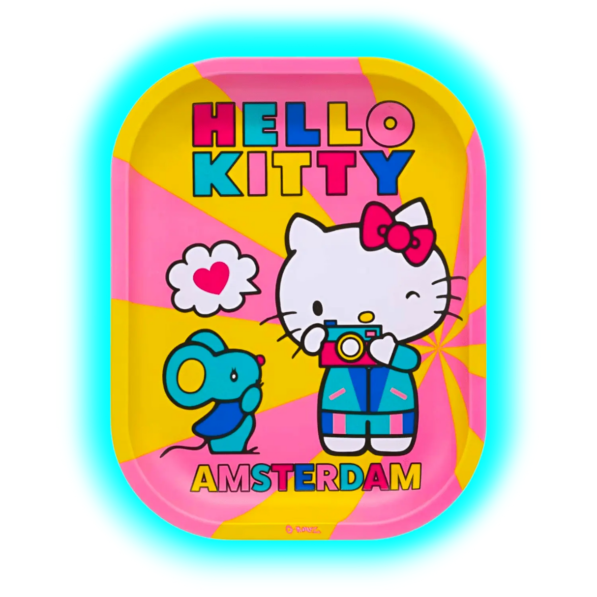G-Rollz Rolling Tray S Hello Kitty Retro Tourist 140 x 180mm