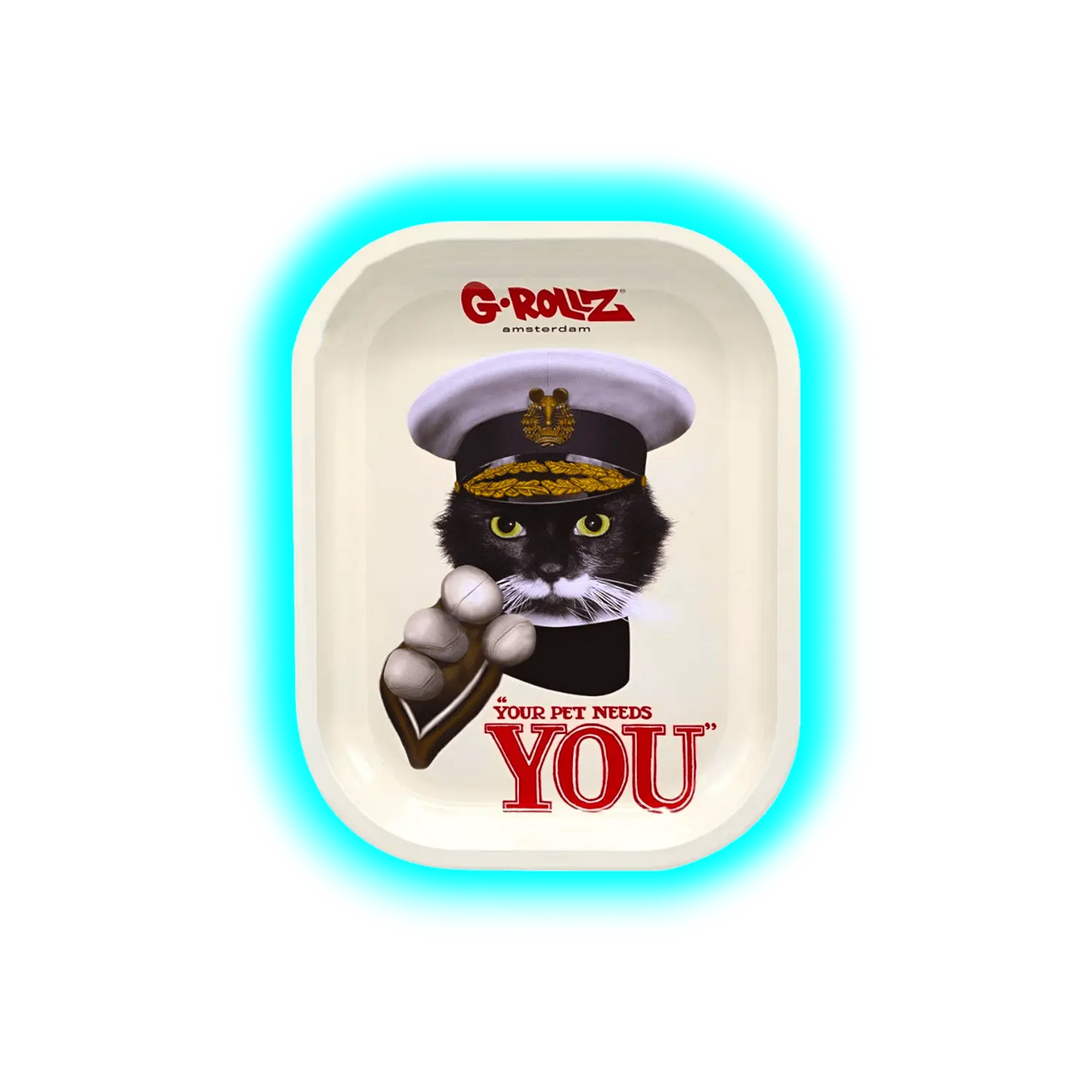 G-Rollz Rolling Tray S Pets Rock - Kitchener 140 x 180mm