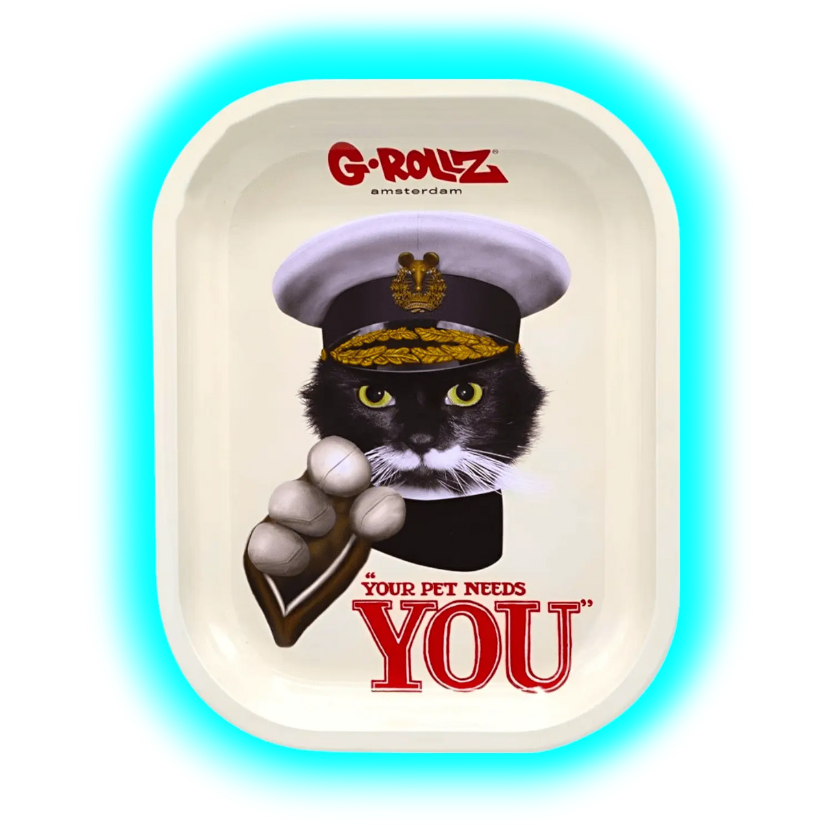 G-Rollz Rolling Tray S Pets Rock - Kitchener 140 x 180mm