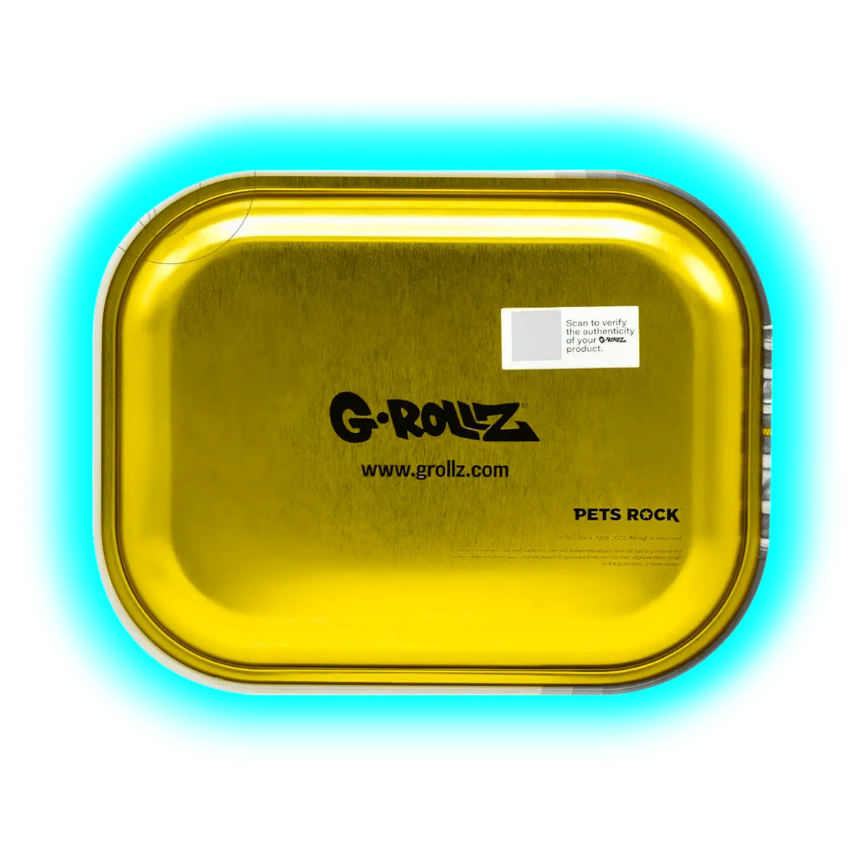 G-Rollz Rolling Tray S Pets Rock - Pink Diamonds 140 x 180mm