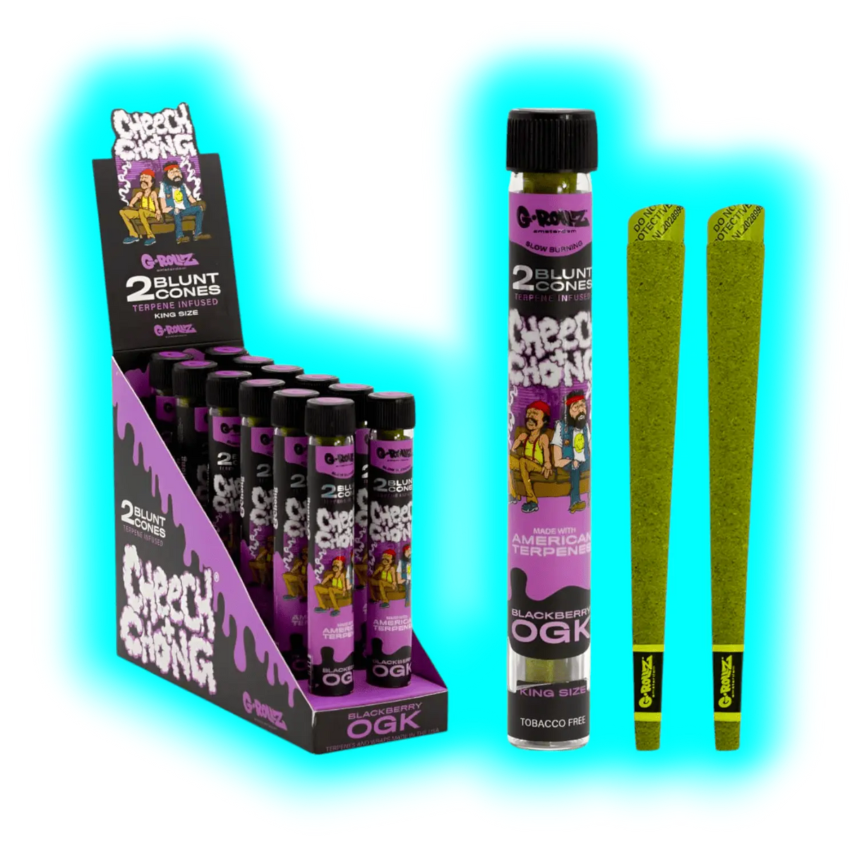 G-Rollz Terpene Infused Blunt Blackberry OGK 2pcs