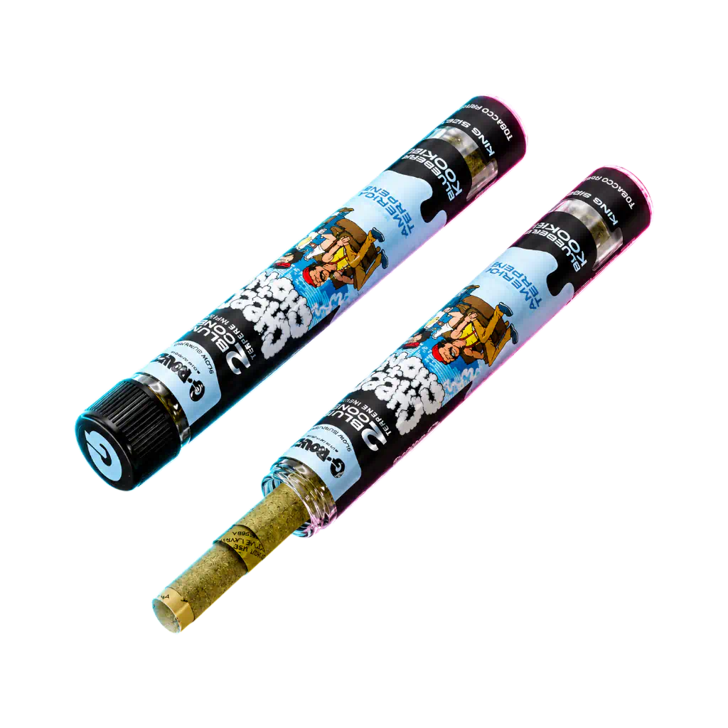 G-Rollz Terpene Infused Blunt Blueberry Kookies 2pcs in der Frontansicht