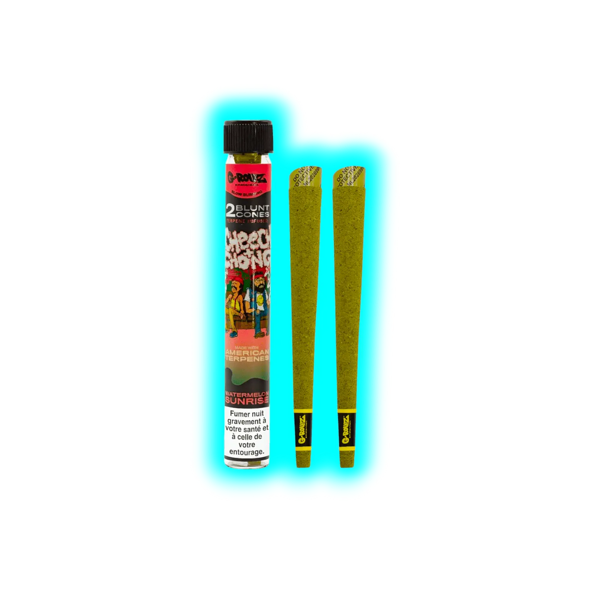G-Rollz Terpene Infused Blunt Cones Watermelon Sunrise 2pcs
