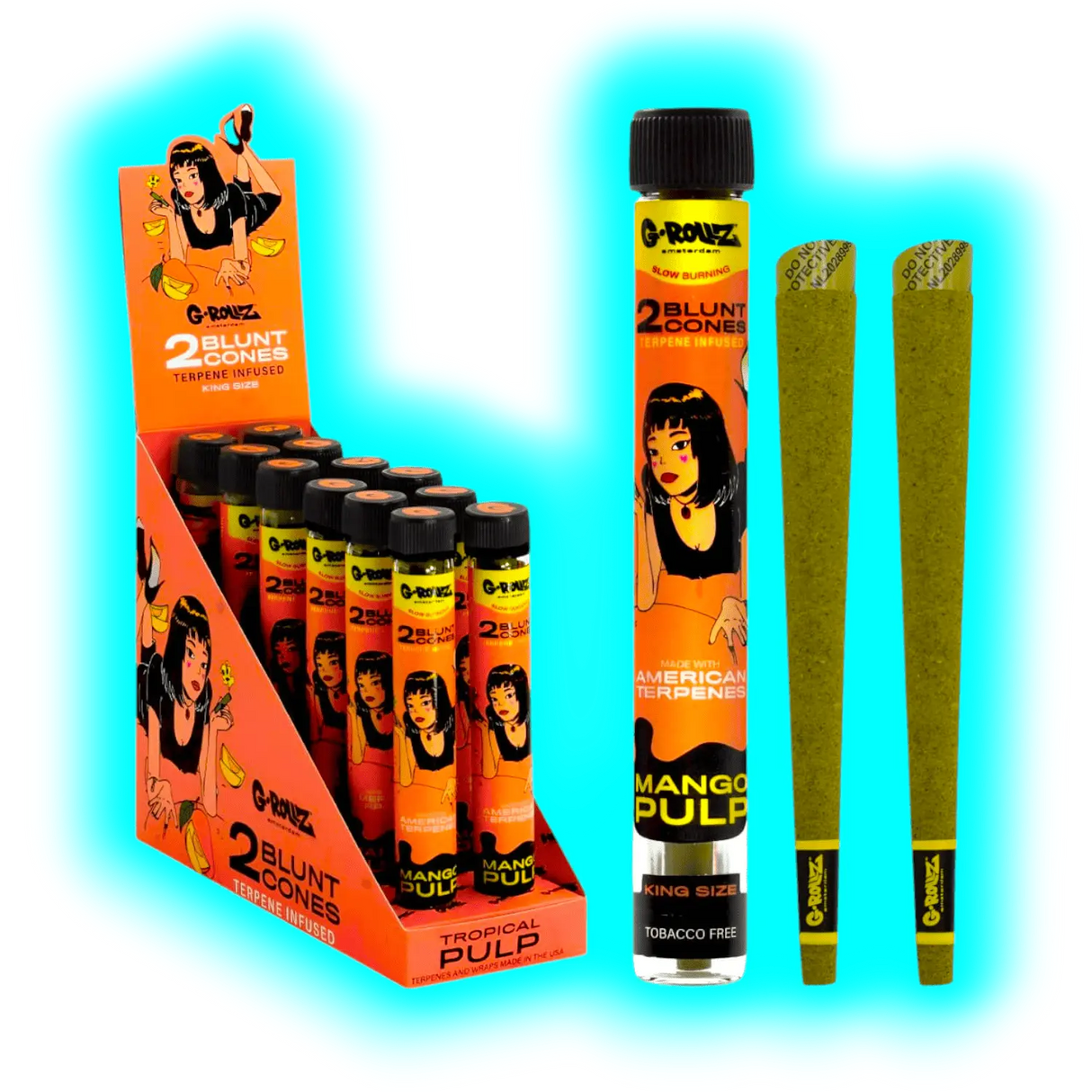G-Rollz Terpene Infused Blunt Mango Pulp 2pcs