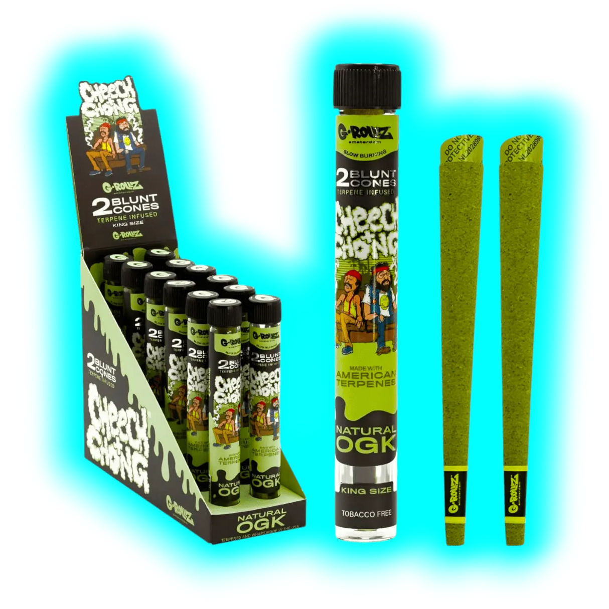 G-Rollz Terpene Infused Blunt Natural OGK 2pcs