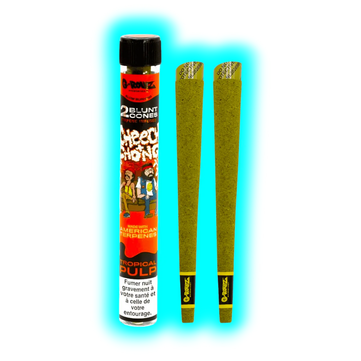 G-Rollz Terpene Infused Blunt Tropical Pulp 2pcs