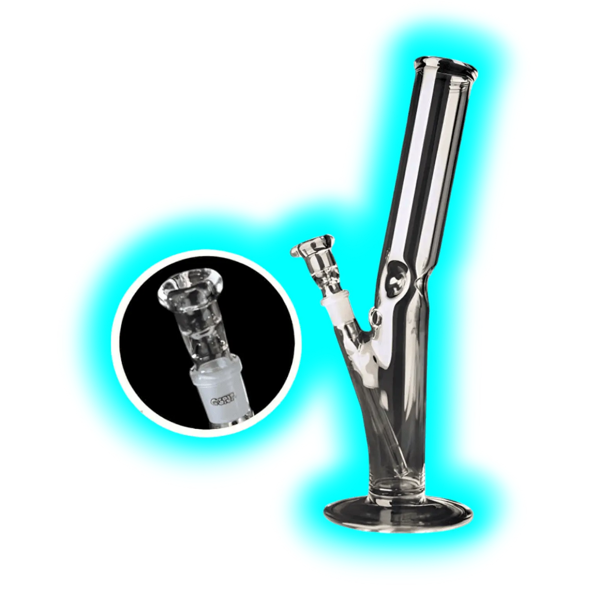 G-Spot Zylinder gebogen 40 cm 2,5 mm