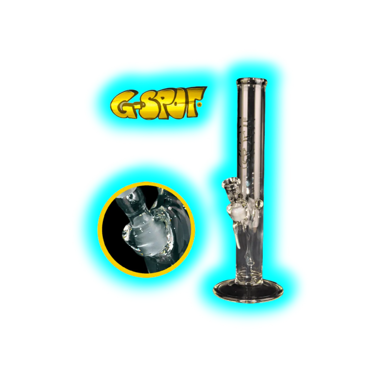 G-Spot Zylinder gerade 3-Teilig Eis 40cm